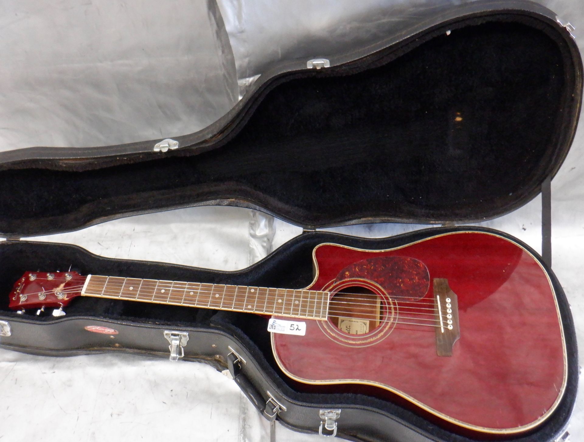 CARLO ROBELLI ACOUSTIC GUITAR WITH CASE