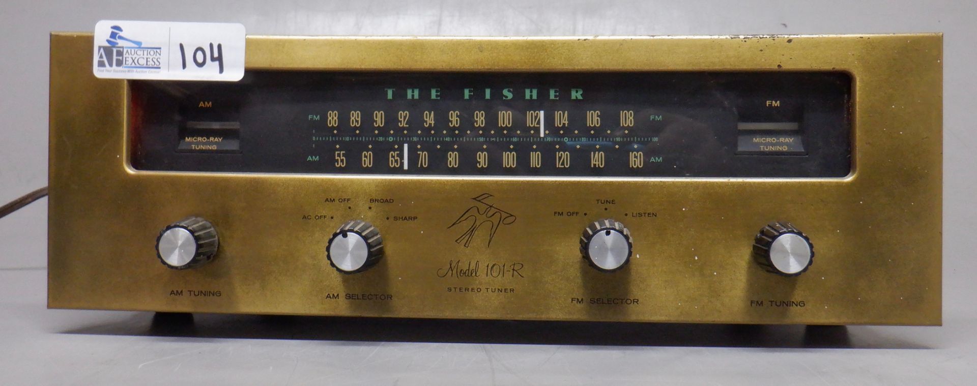 FISHER 101R TUBE TUNER