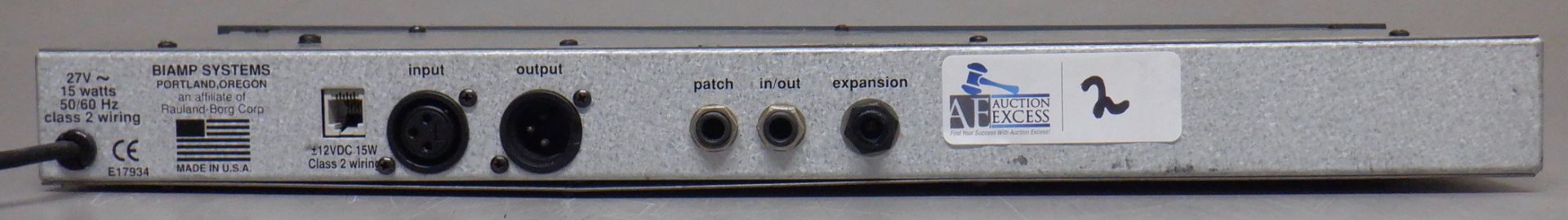 BIAMP ADVATAGE GM GAIN MANAGER - Image 2 of 2