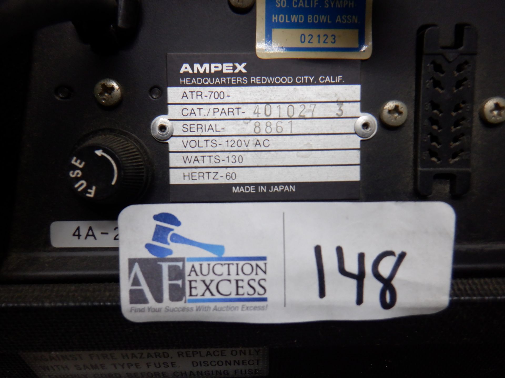 AMPEX ATR-700 REEL TO REEL - Image 5 of 5