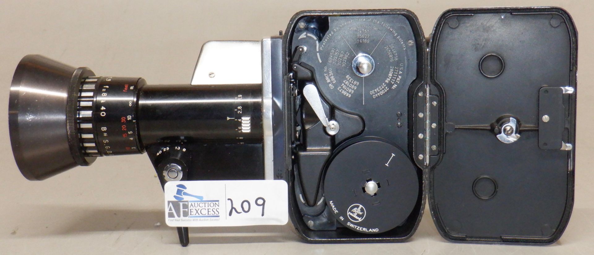 ANTIQUE BOLEX P1 ZOOM REFLEX MOVIE CAMERA - Image 7 of 8