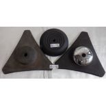 LOT OF 3 ATLAS MIC STAND BASES