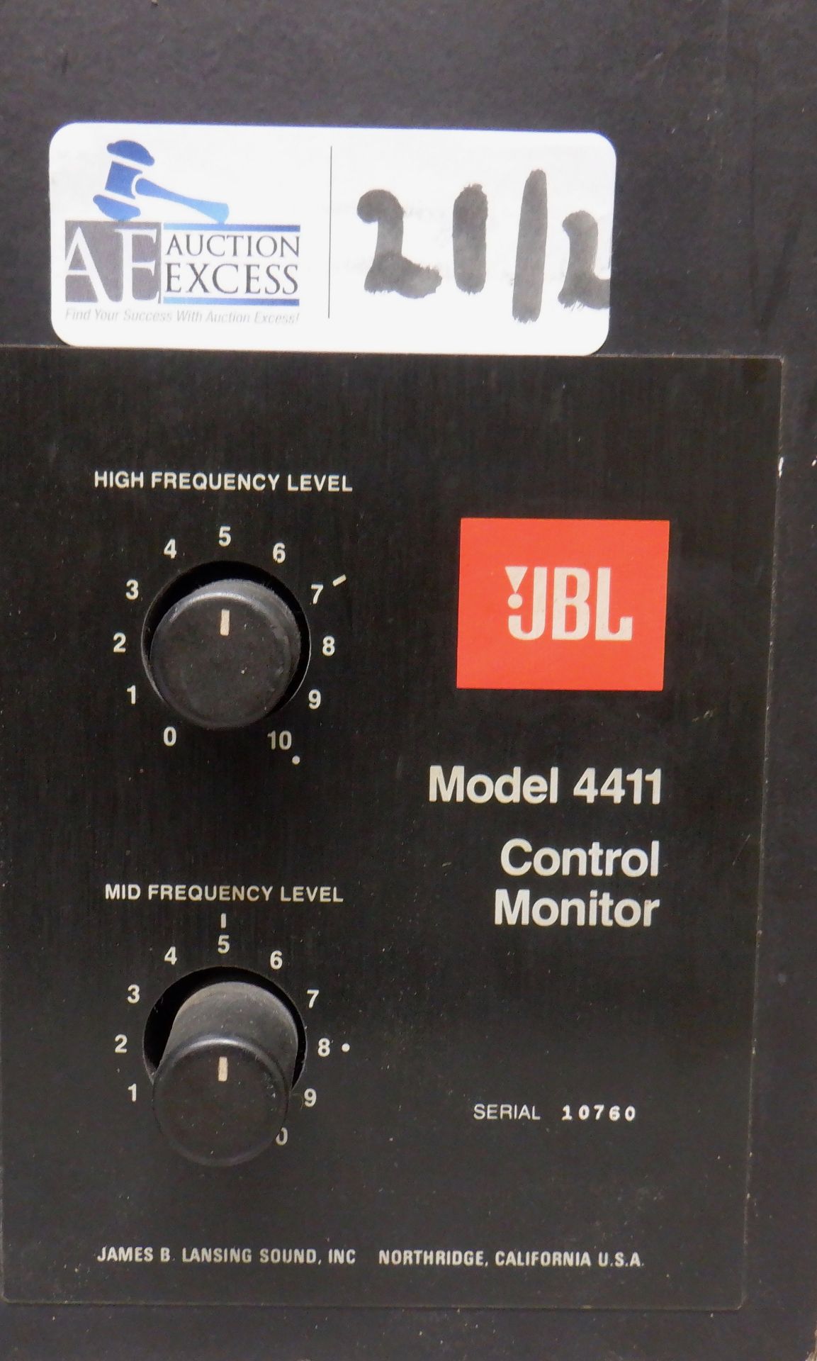 LOT OF 2 JBL 4411 STUDIO MONITORS - Image 2 of 5