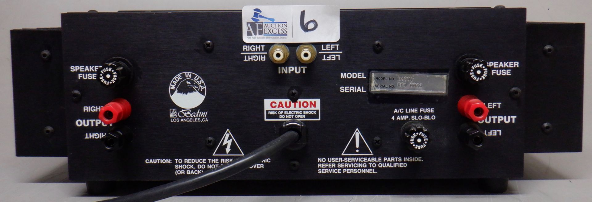 BEDINI BA801 AMP - Image 3 of 3