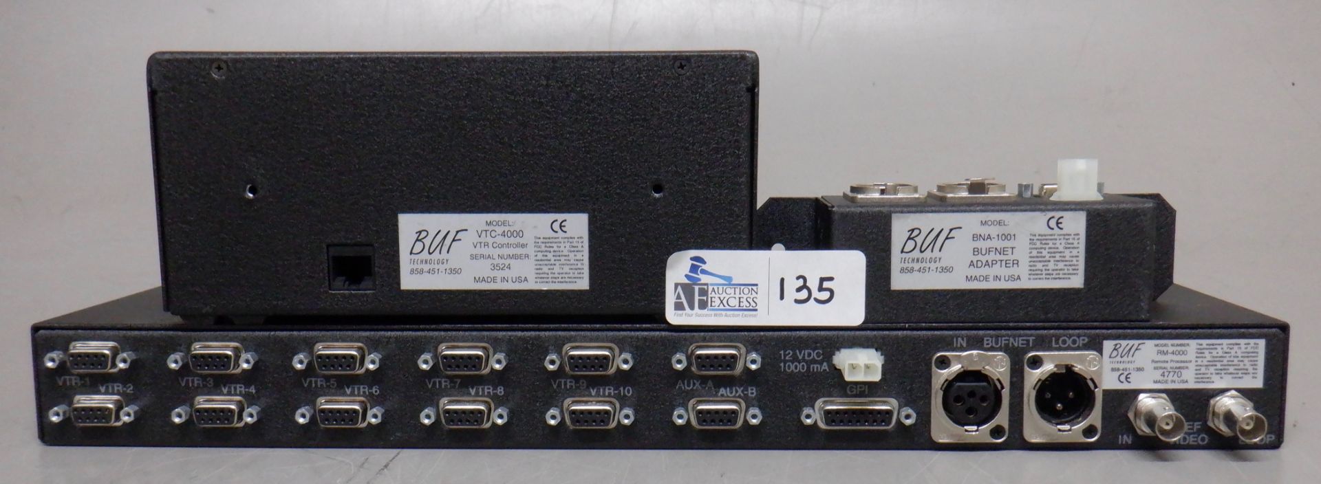 BUF CONTROLLER VTC-4000 WITH BUF RM-4000 - Image 2 of 2