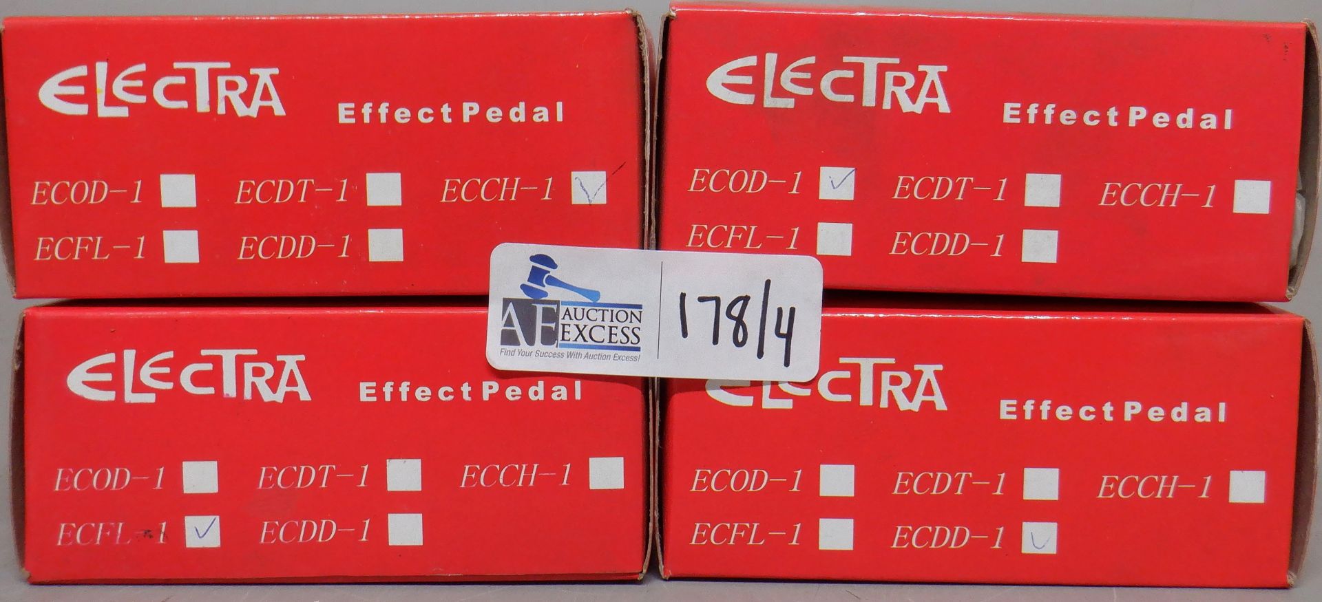 LOT OF 4 ELECTRA EFX PEDALS