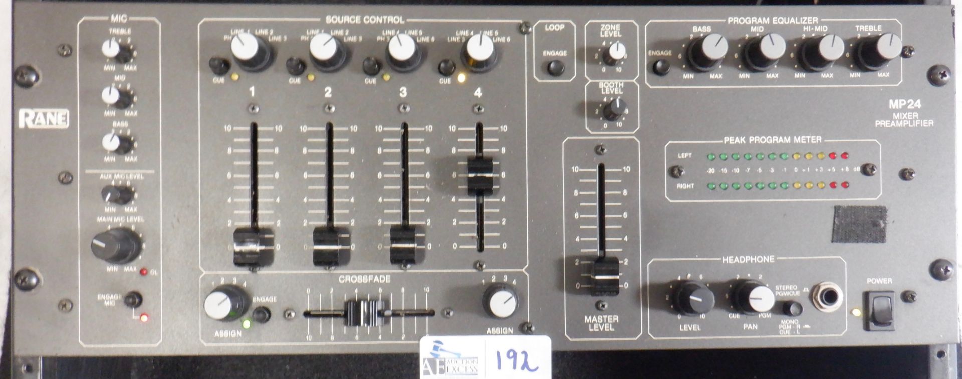 RANE MP24 MIXER PREAMP IN ODYSSEY CASE - Image 2 of 2