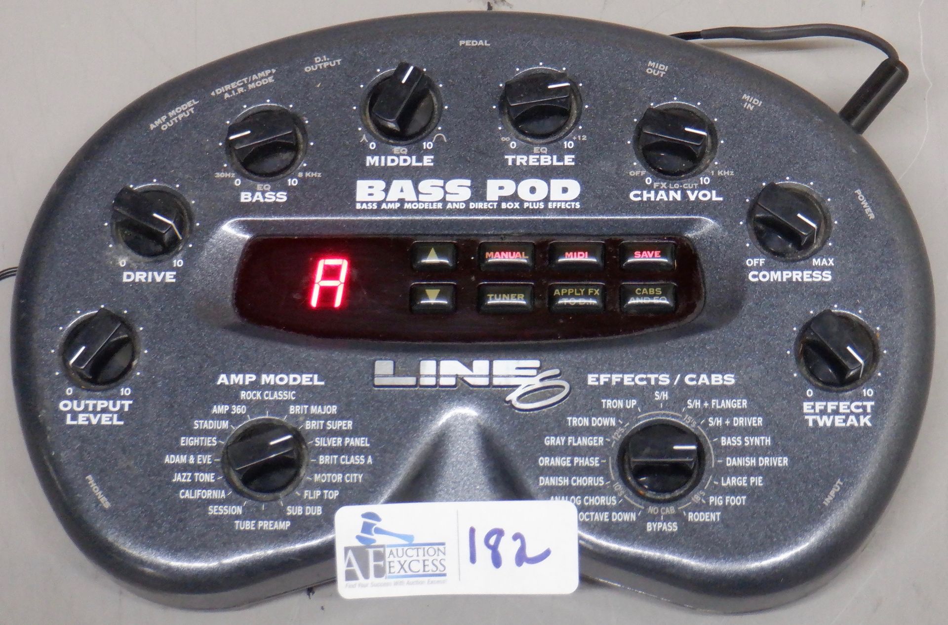 BASS POD LINE 6 WITH PS