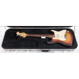 SQUIRE BY FENDER STRATOCASTER BULLET SERIES GUITAR WITH CASE