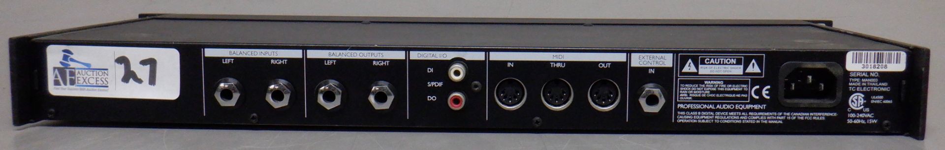 TC ELECTRONICS M-ONE DUAL EFFECT PROCESSOR - Image 2 of 2