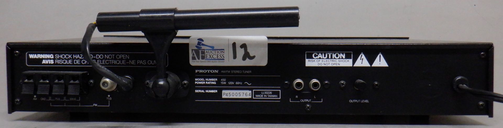 PROTON 450 STEREO TUNER - Image 2 of 2