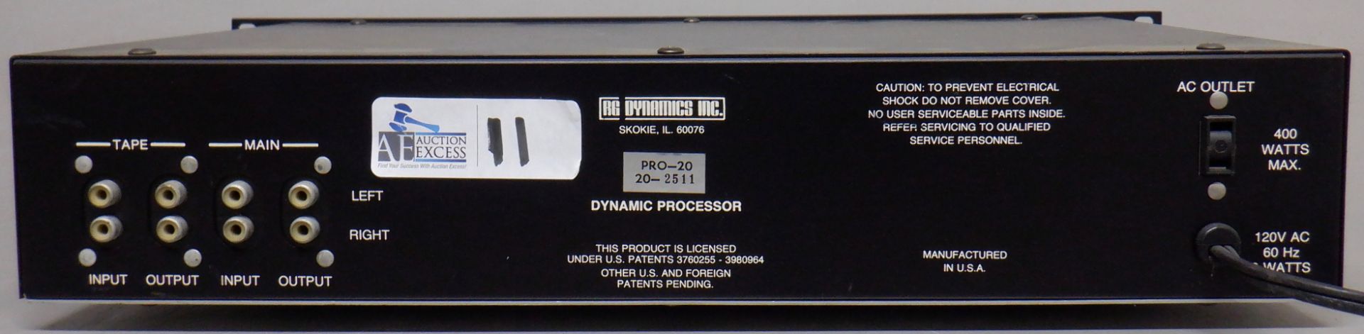 RG PRO-20 DYNAMIC PROCESSOR - Image 2 of 2