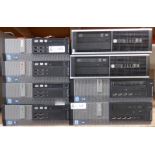 LOT OF 8 DESKTOP COMPUTERS