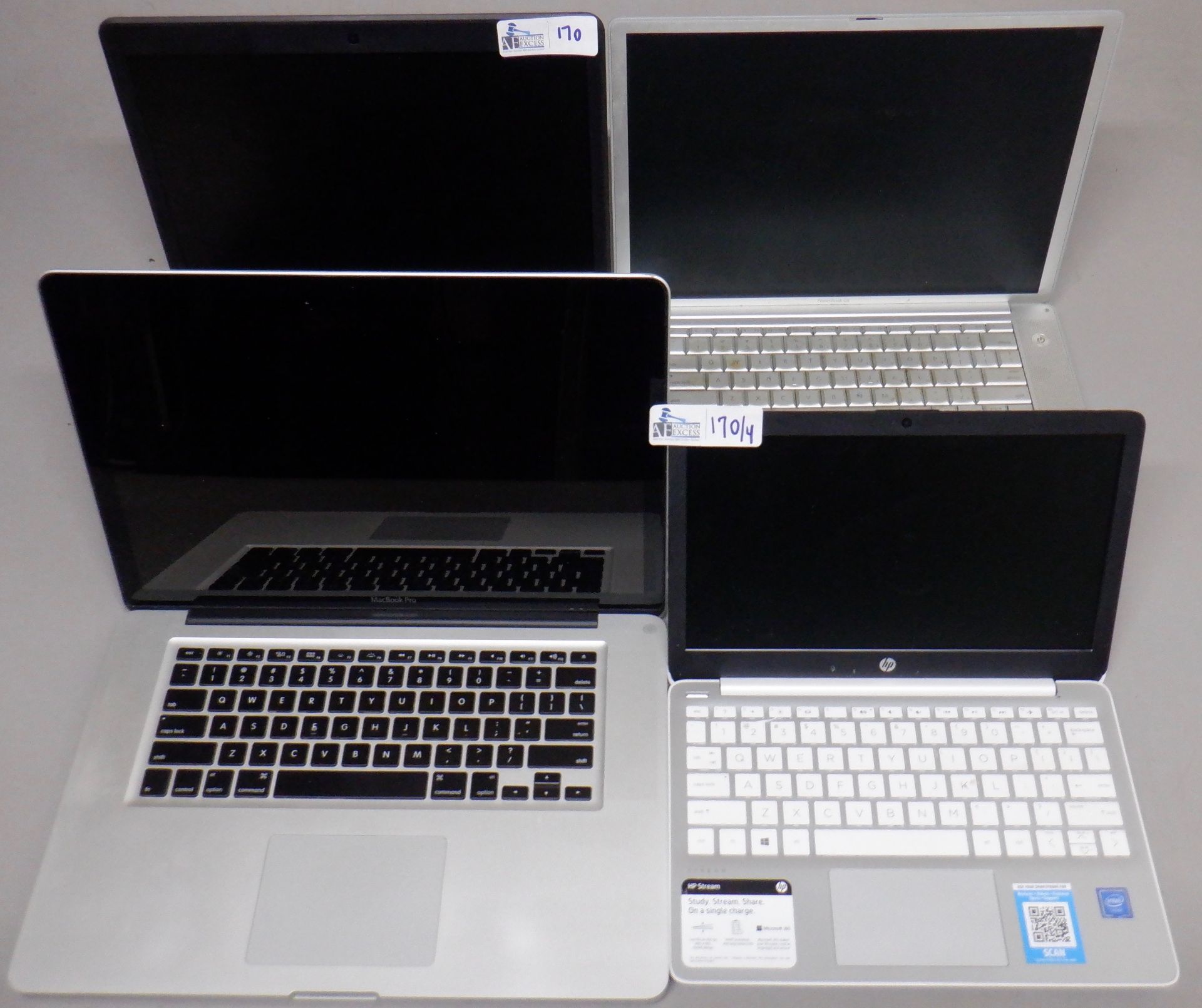 LOT OF 4 LAPTOPS PARTS AND REPAIR