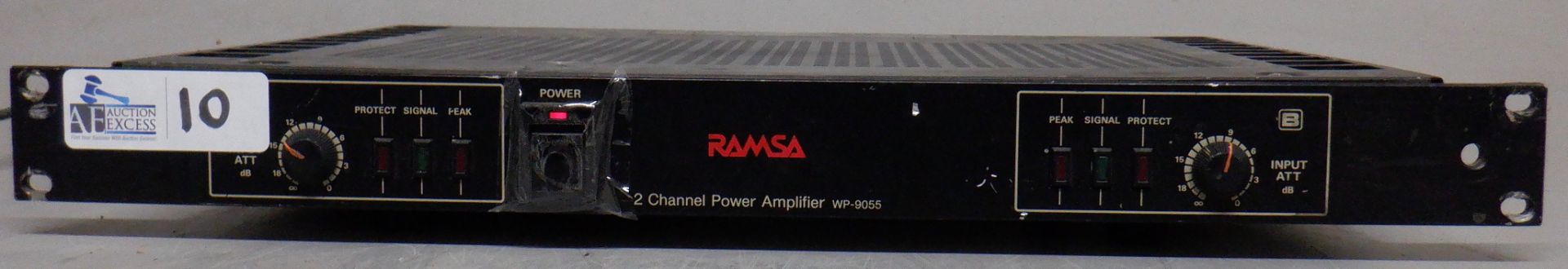 RAMSA 2 CHANNEL POWER AMP WP-9055