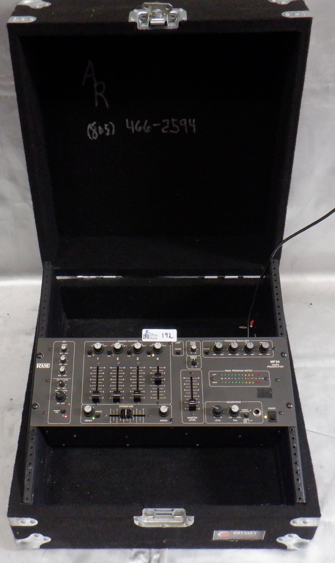 RANE MP24 MIXER PREAMP IN ODYSSEY CASE