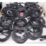 2 BINS POWER CABLES/DVI CABLES/MORE