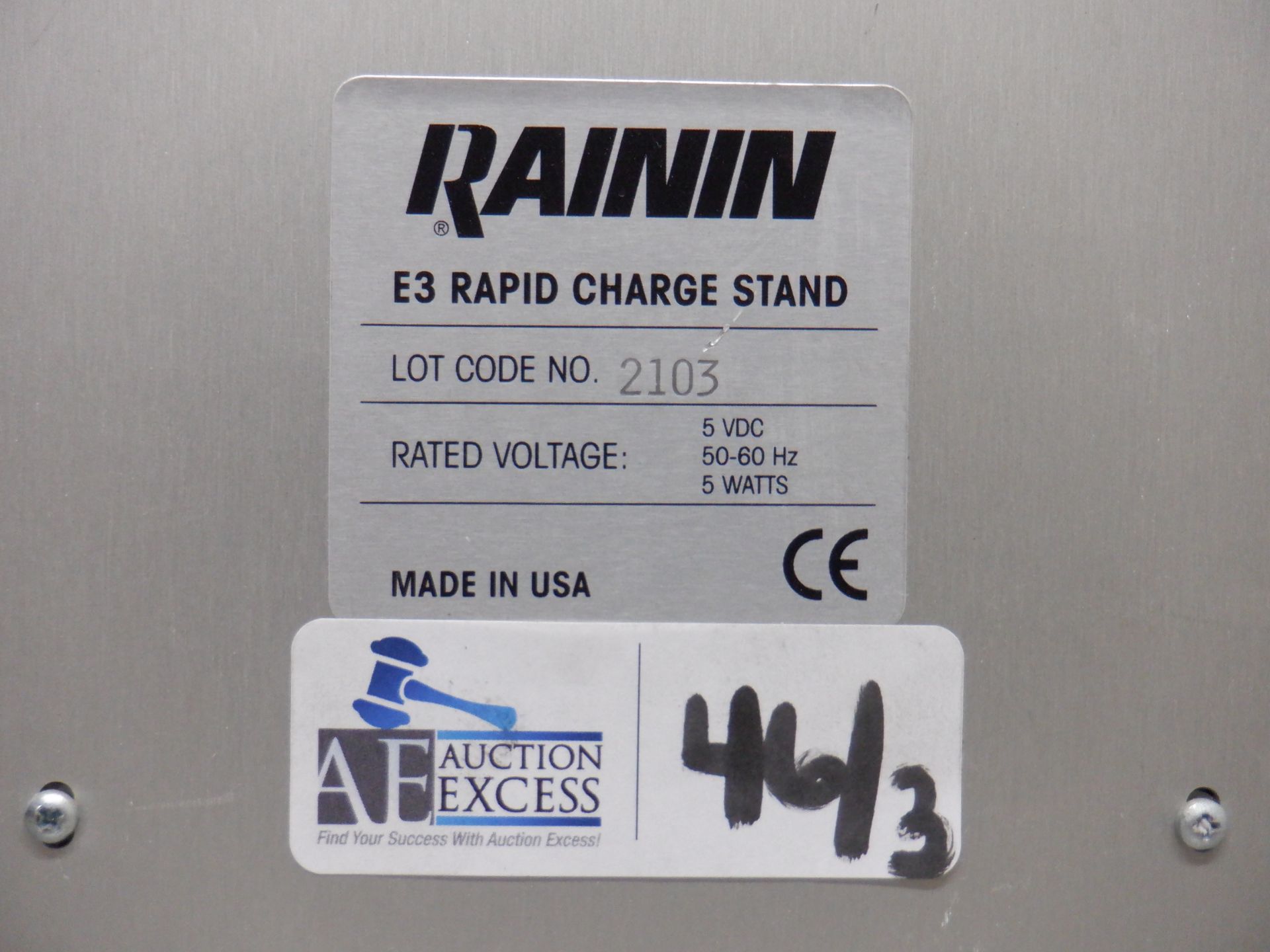 3 BOX RAININ E3 RAPID CHARGE STANDS - Image 3 of 3