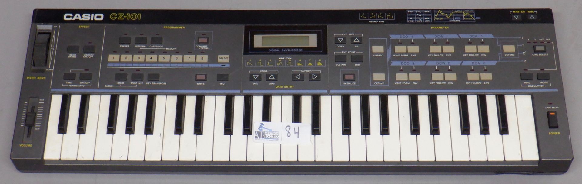 CASIO CZ-101 DIGITAL SYNTHESIZER NO PS