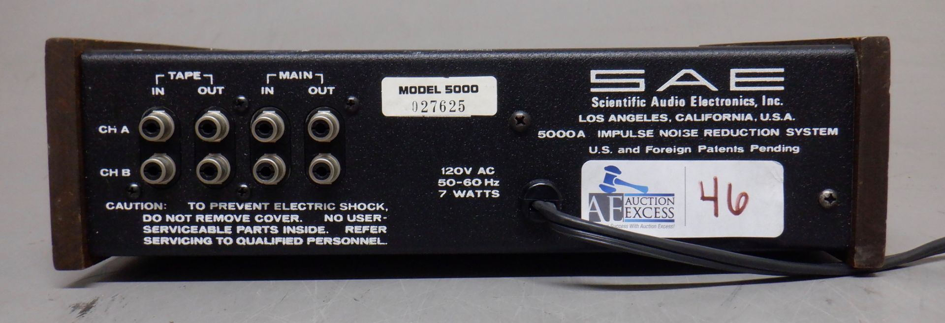 SAE 5000A IMPULSE NOISE REDUCTION SYSTEM - Image 2 of 2