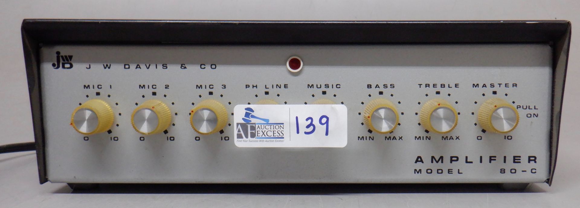 JW DAVIS &CO 80-C AMP