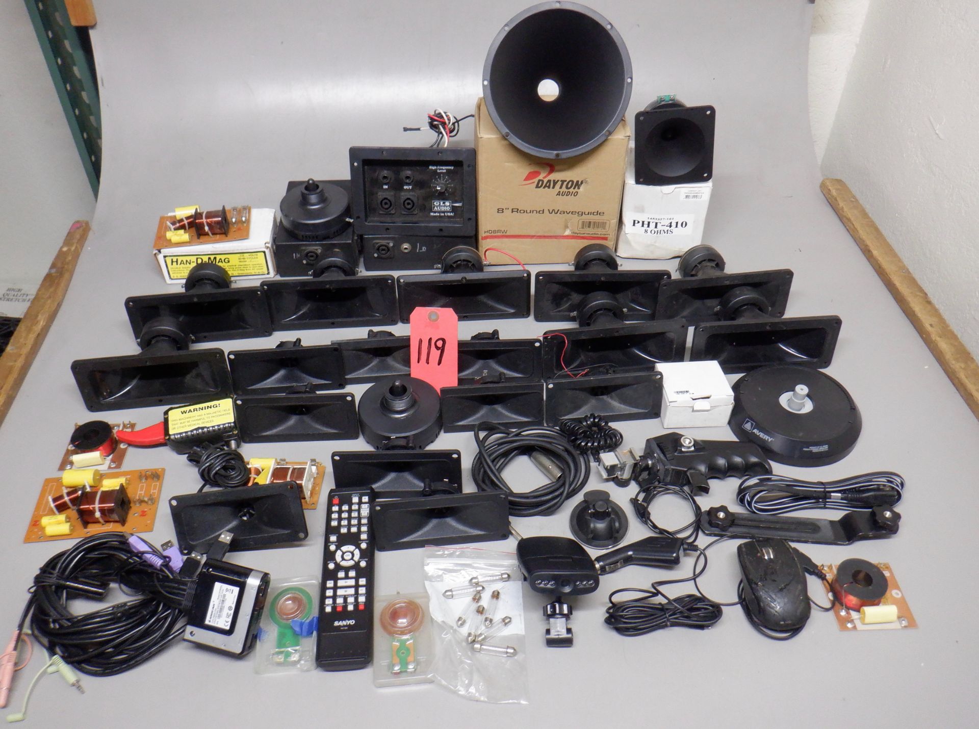 BOX SPEAKER PARTS AND MORE SOME NOS