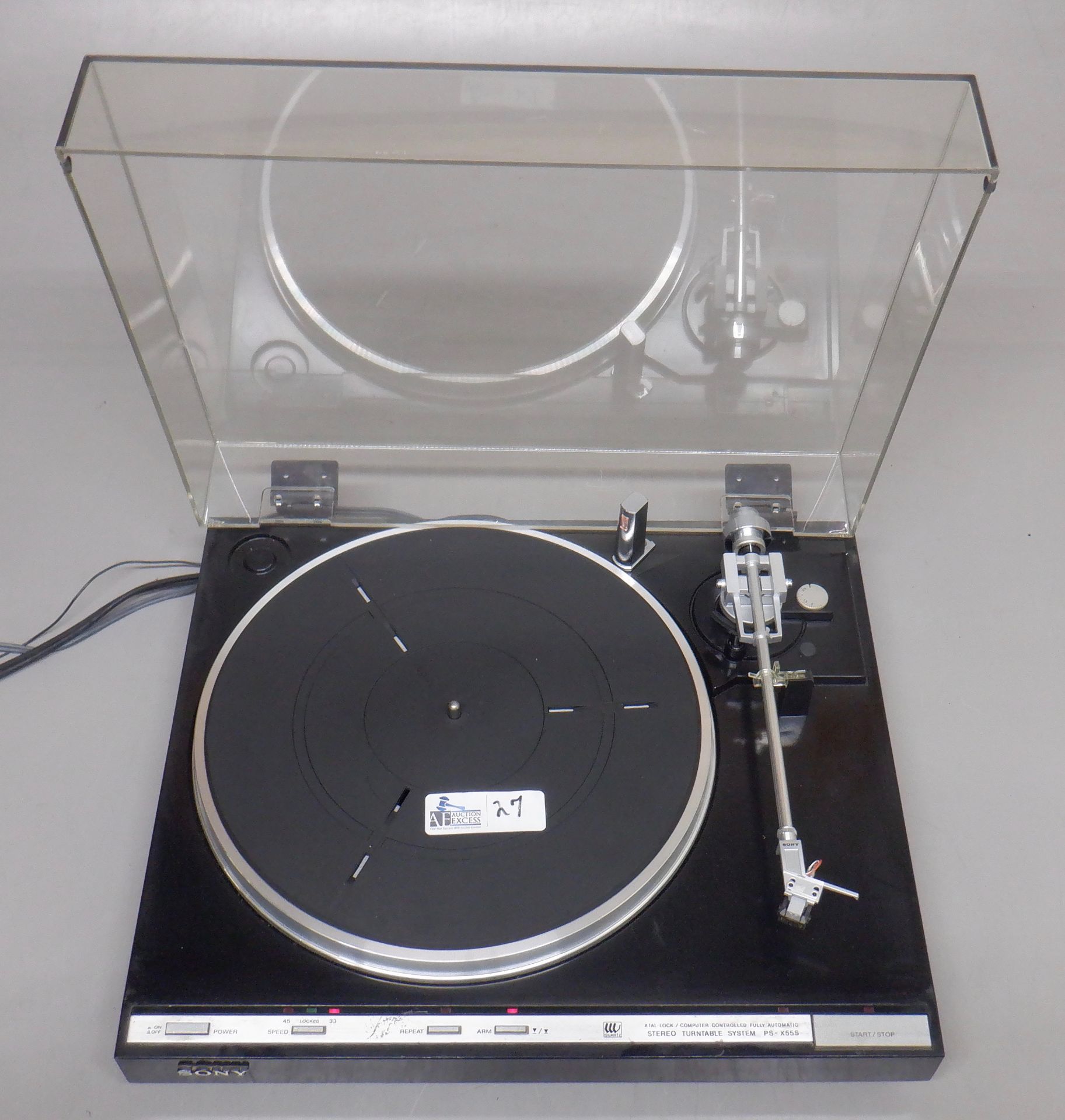 SONY PS-X55S STEREO TURNTABLE SYSTEM