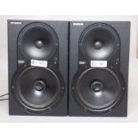 LOT OF 2 MACKIE HR824 SPEAKERS