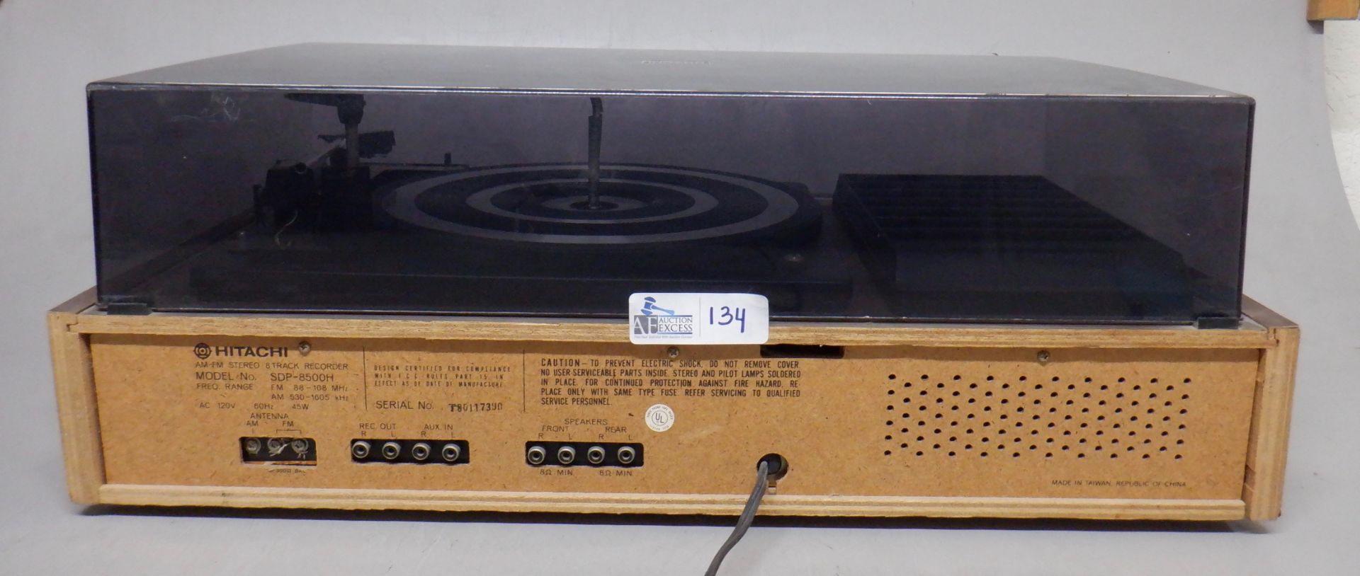 HITACHI SDP-8500H TURNTABLE SYSTEM - Image 4 of 4