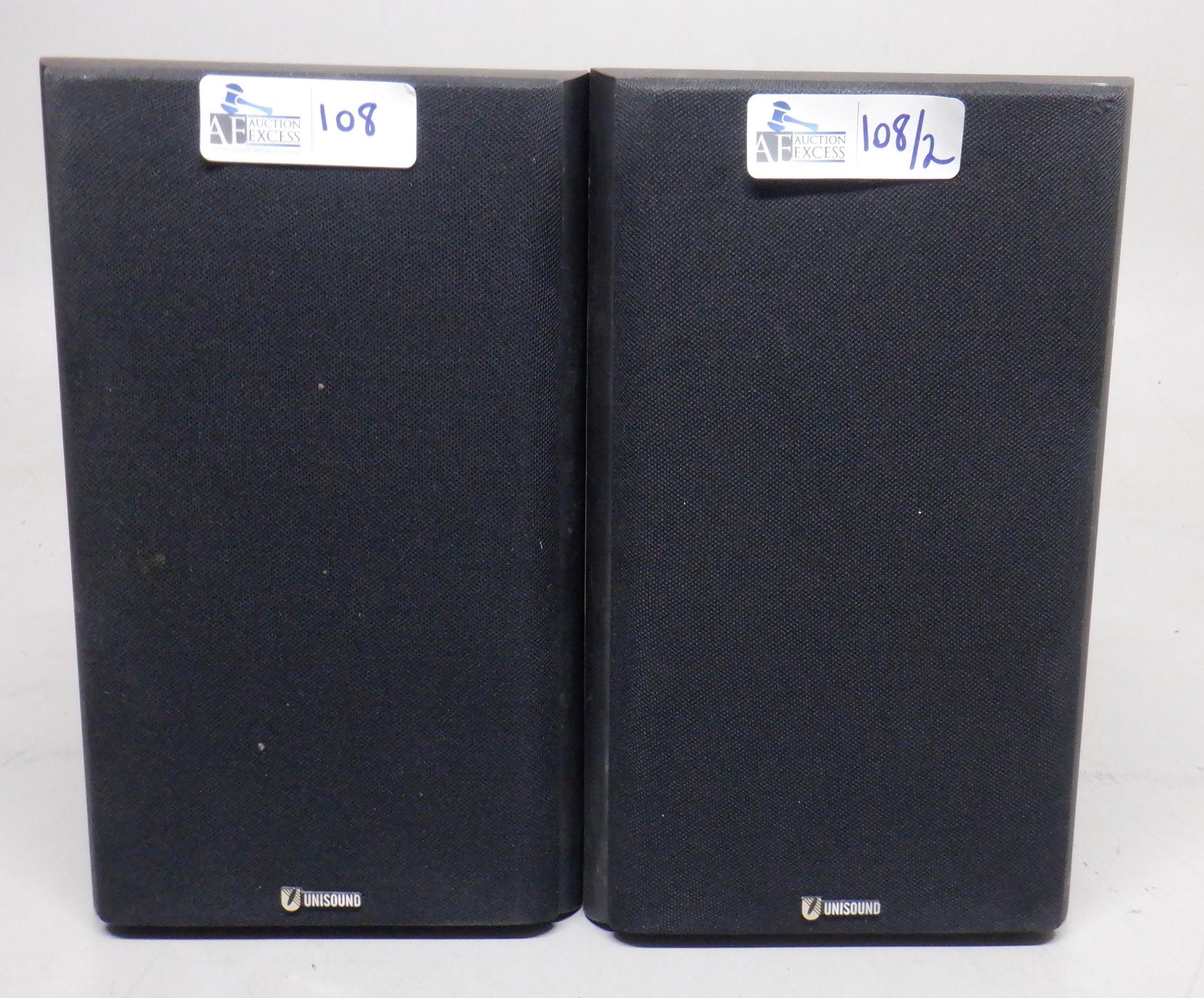 LOT OF 2 UNISOUND SPEAKERS DAC1.5CS