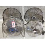 LOT OF 4 FANS