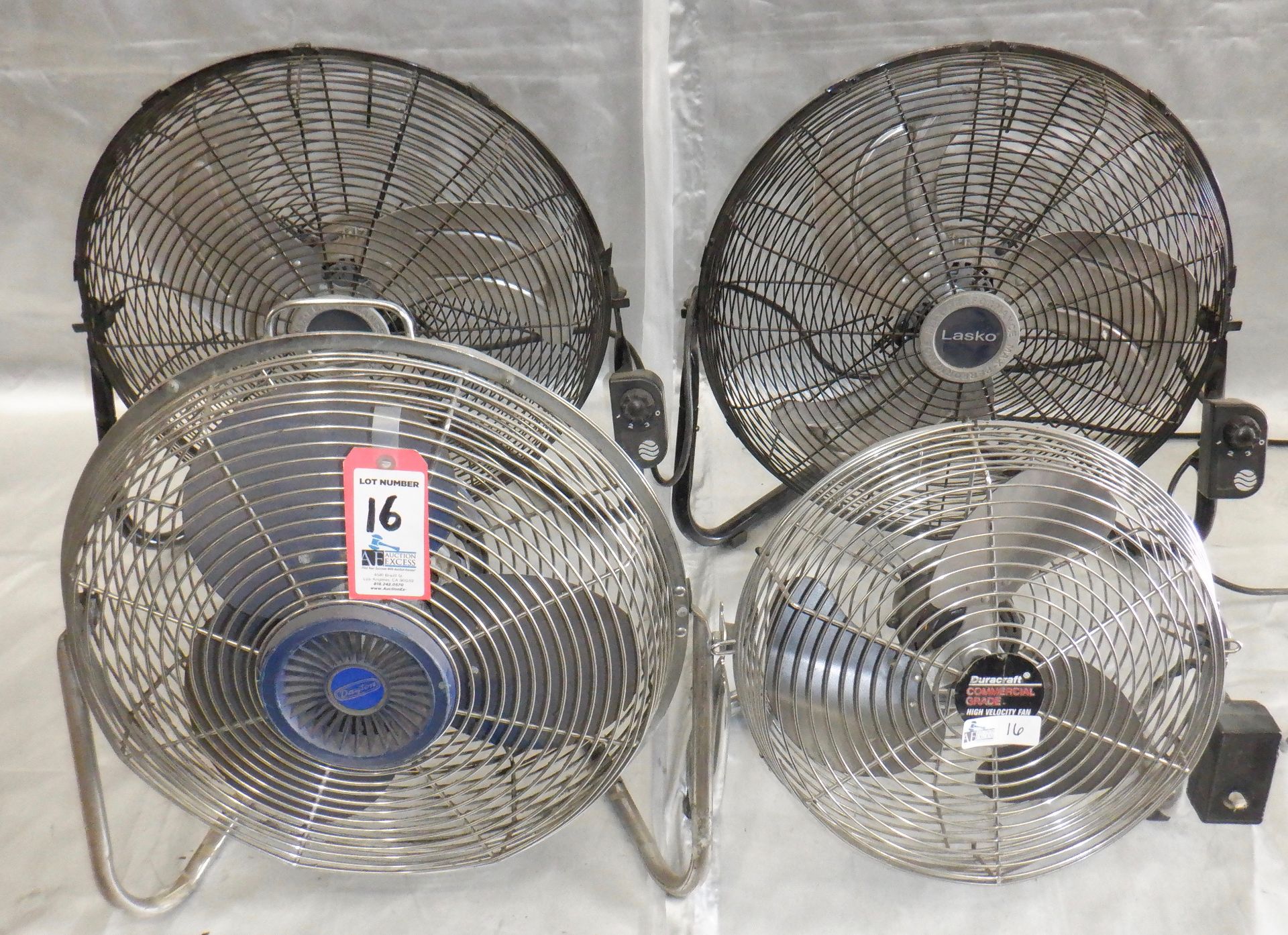 LOT OF 4 FANS