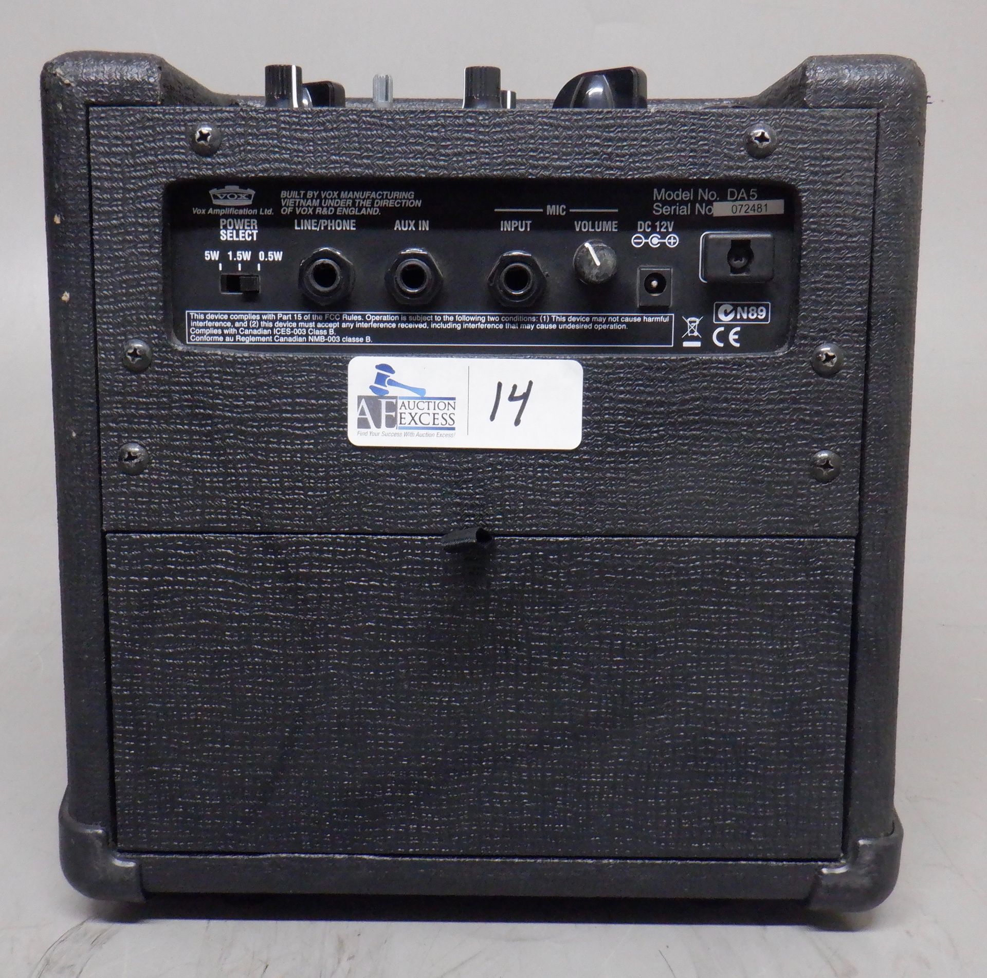 VOX DA5 GUITAR AMP - Image 3 of 6