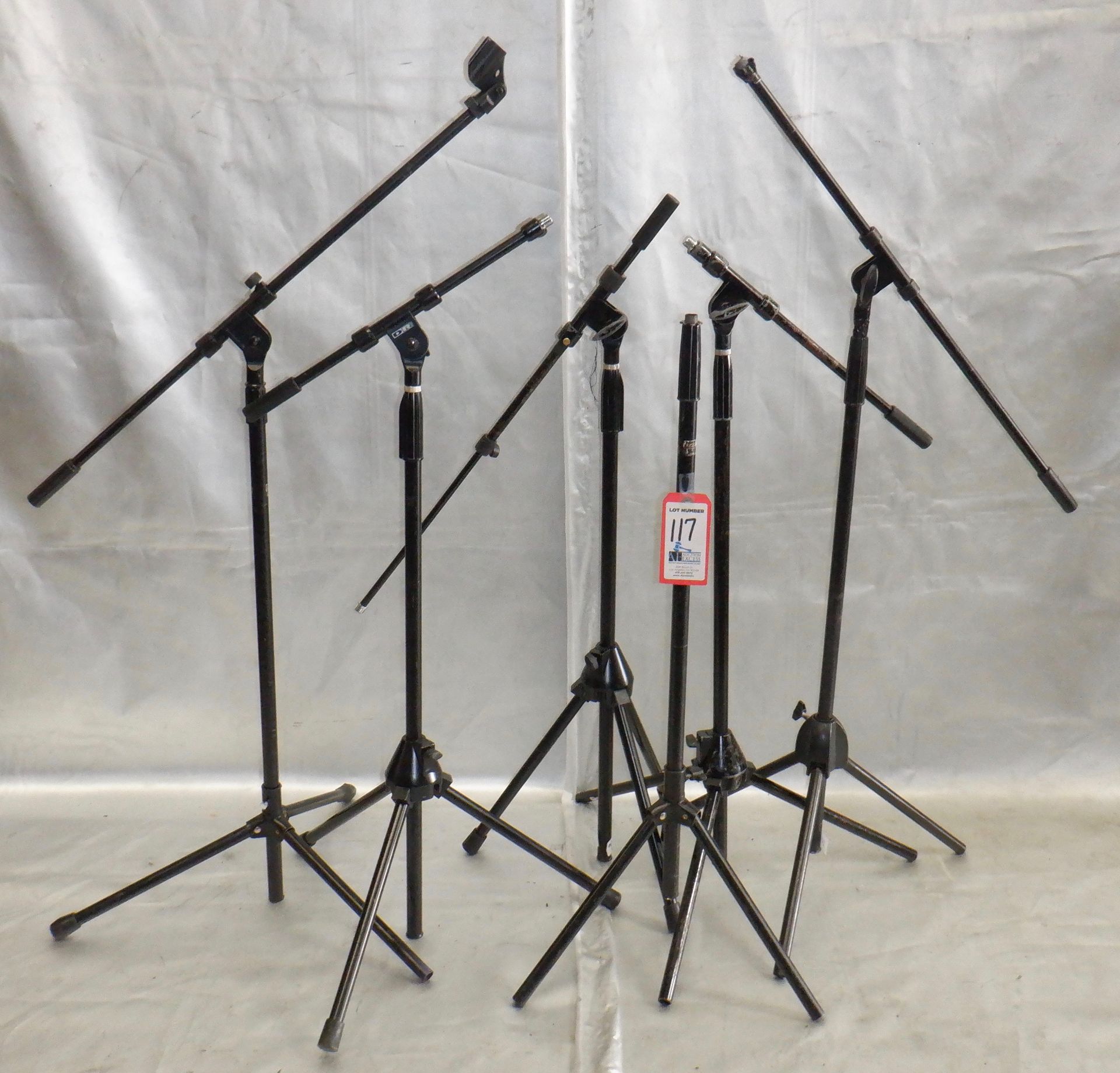 LOT OF 6 MIC STANDS