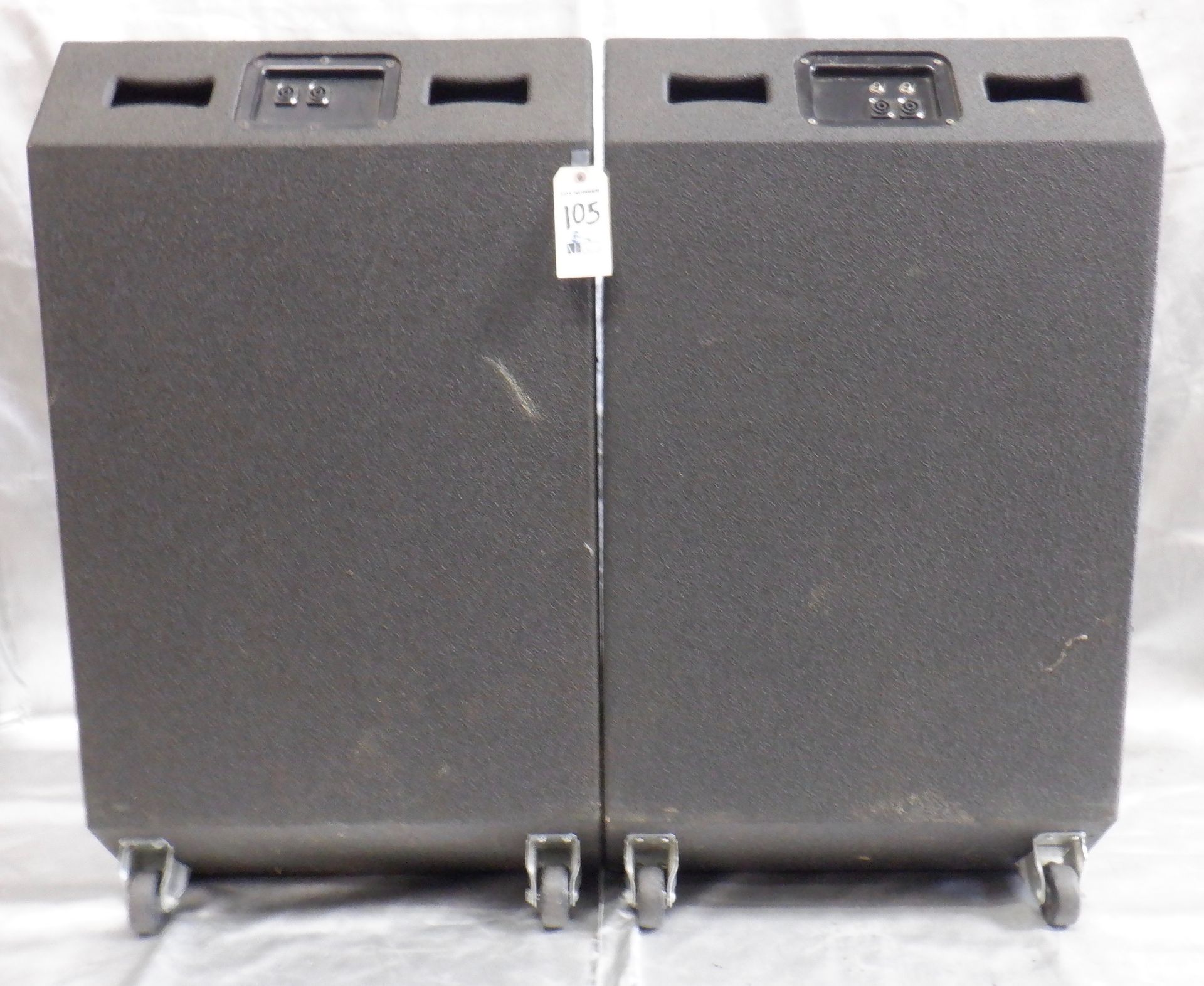 LOT OF 2 ACOUSTIC 2X15" ROLLING BASS CABINETS - Image 3 of 5