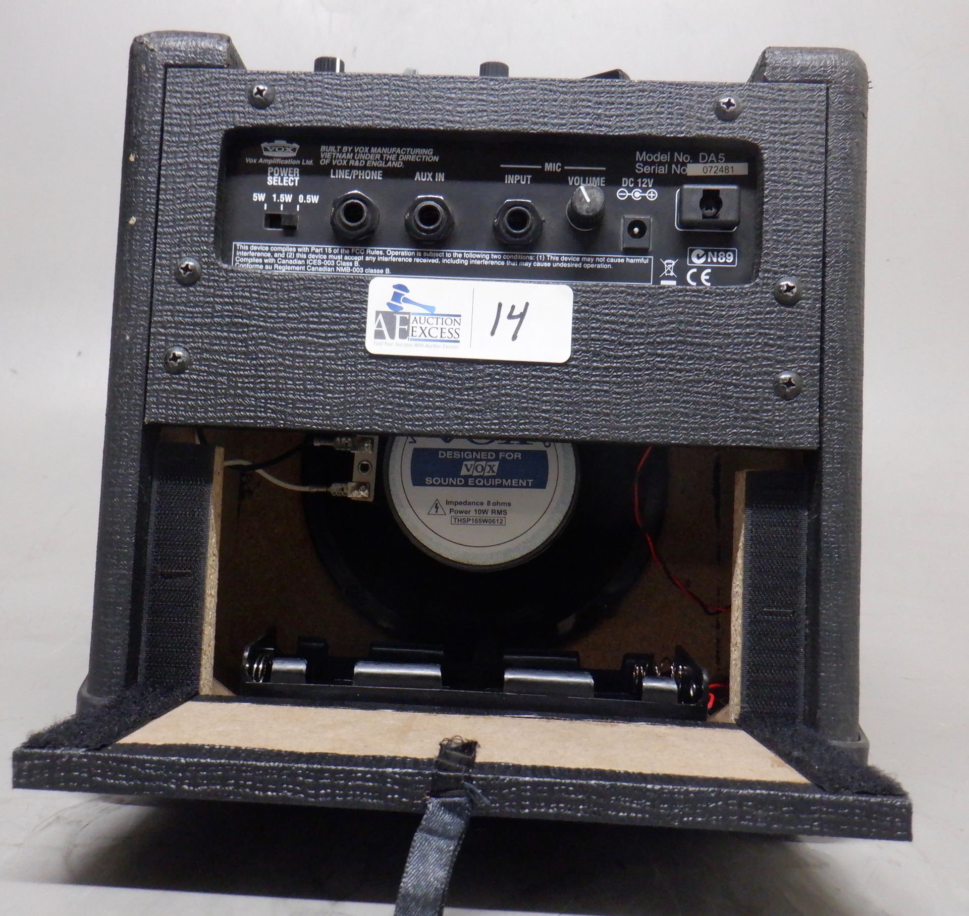 VOX DA5 GUITAR AMP - Image 5 of 6