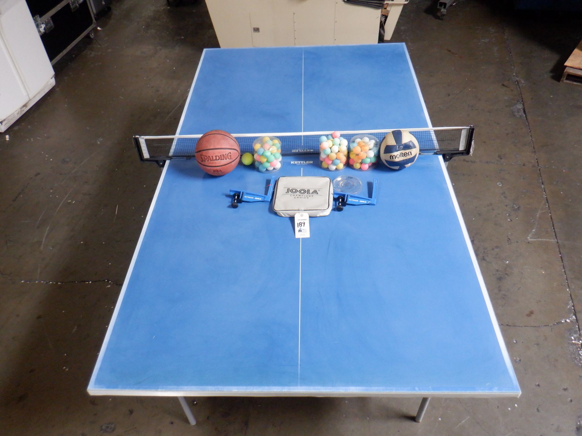 KETTLER OUTDOOR ALUMINUM PING PONG TABLE WITH BALLS - Image 3 of 4