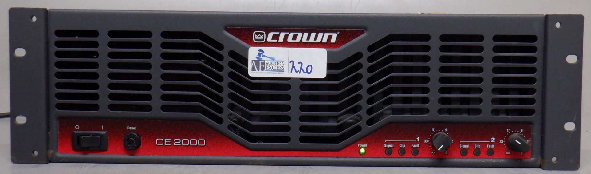 CROWN CE2000 POWER AMP