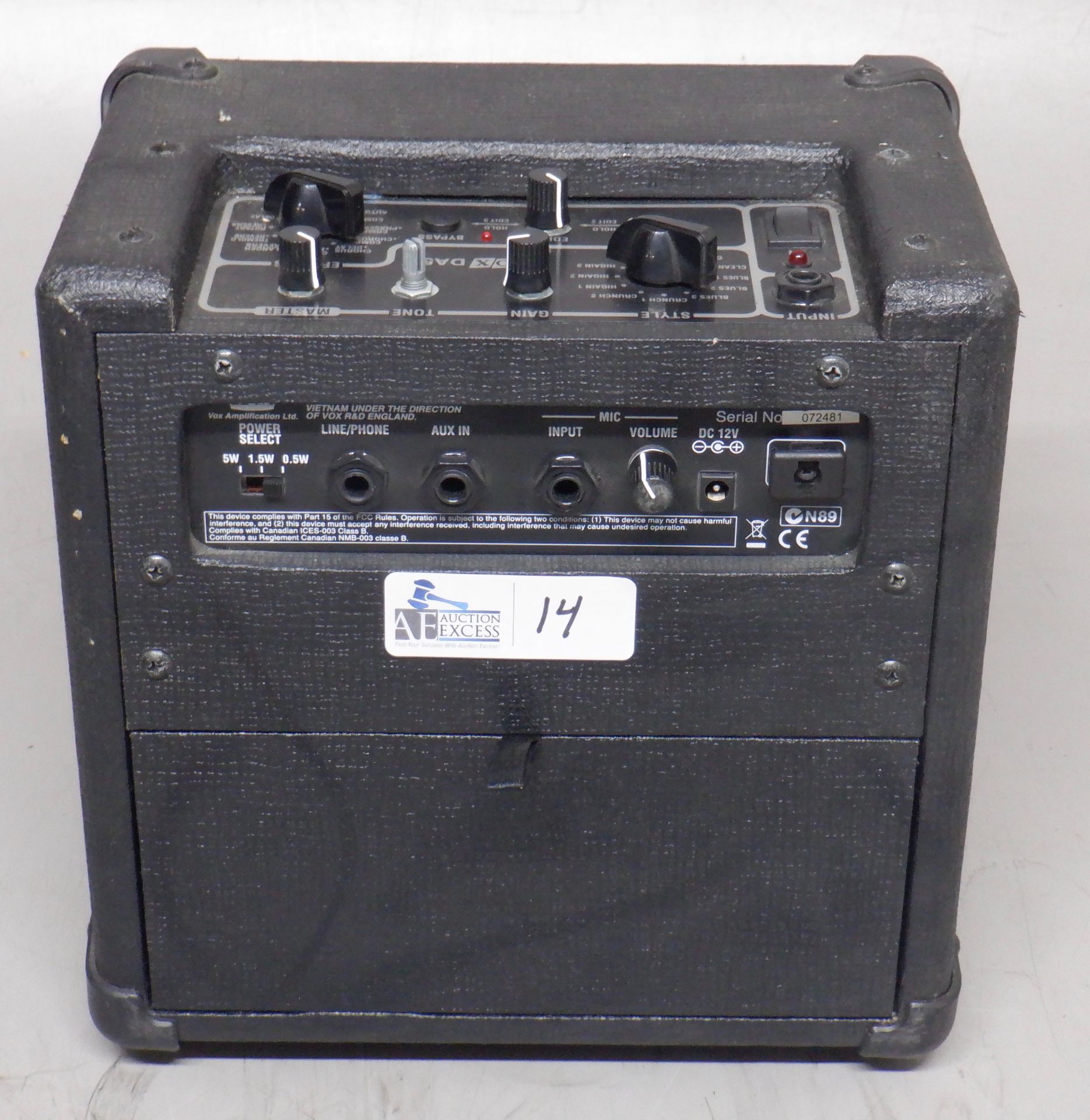 VOX DA5 GUITAR AMP - Image 4 of 6