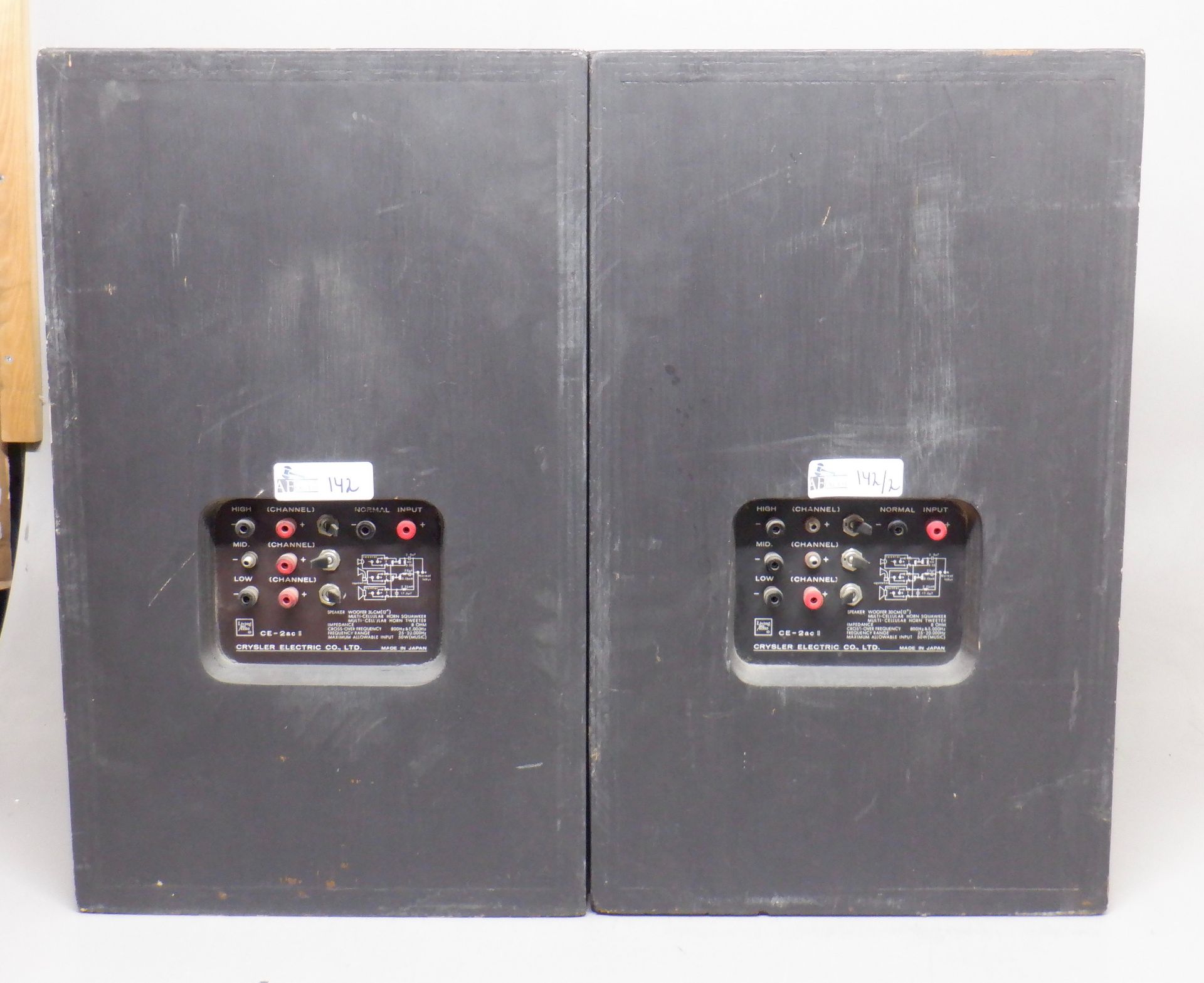 LOT OF 2 CRYSLER ELECTRIC LIVING AUDIO CE-2AC II SPEAKERS - Image 2 of 3