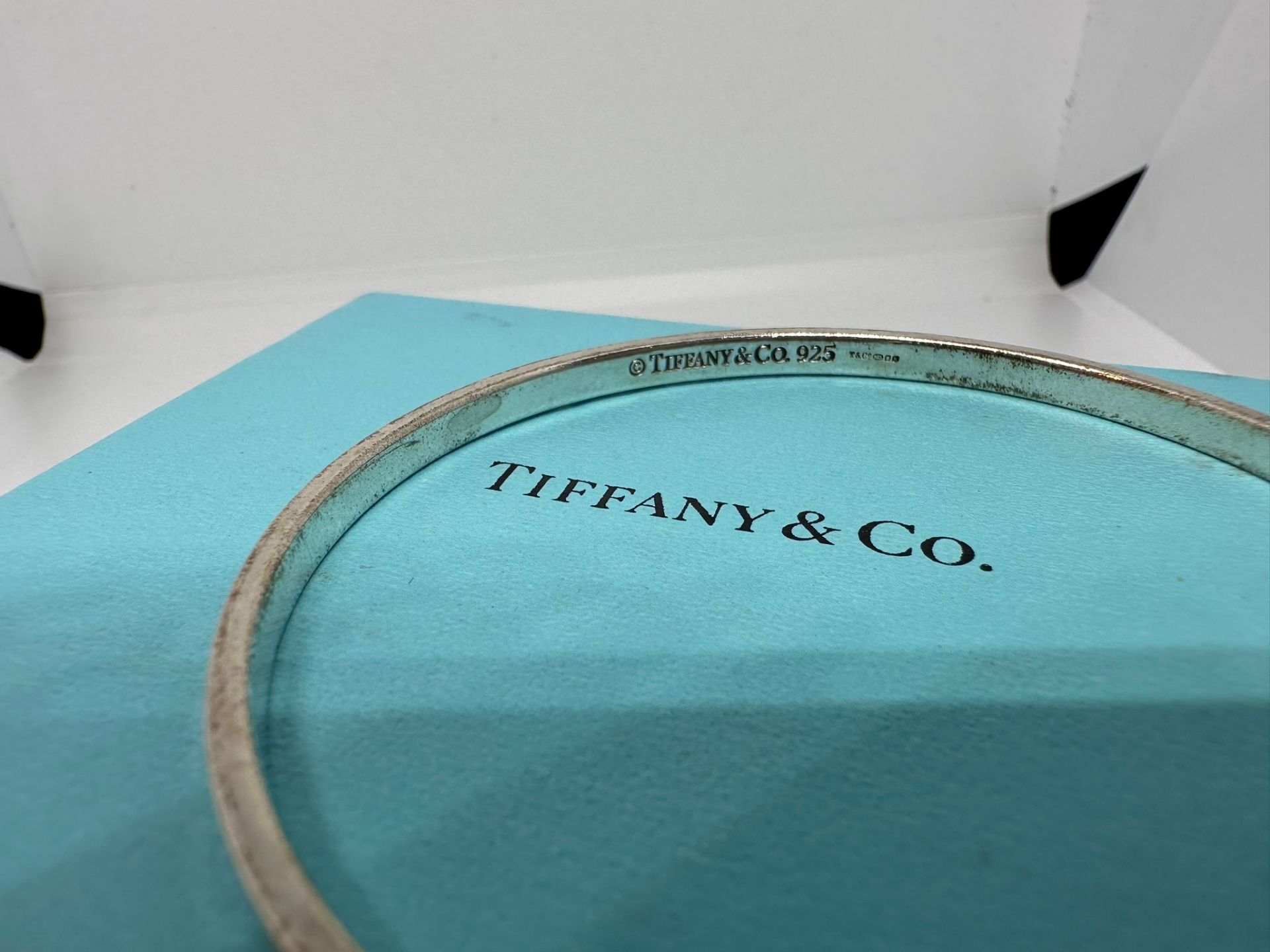 Silver Tiffany and Co bangle - Image 4 of 4