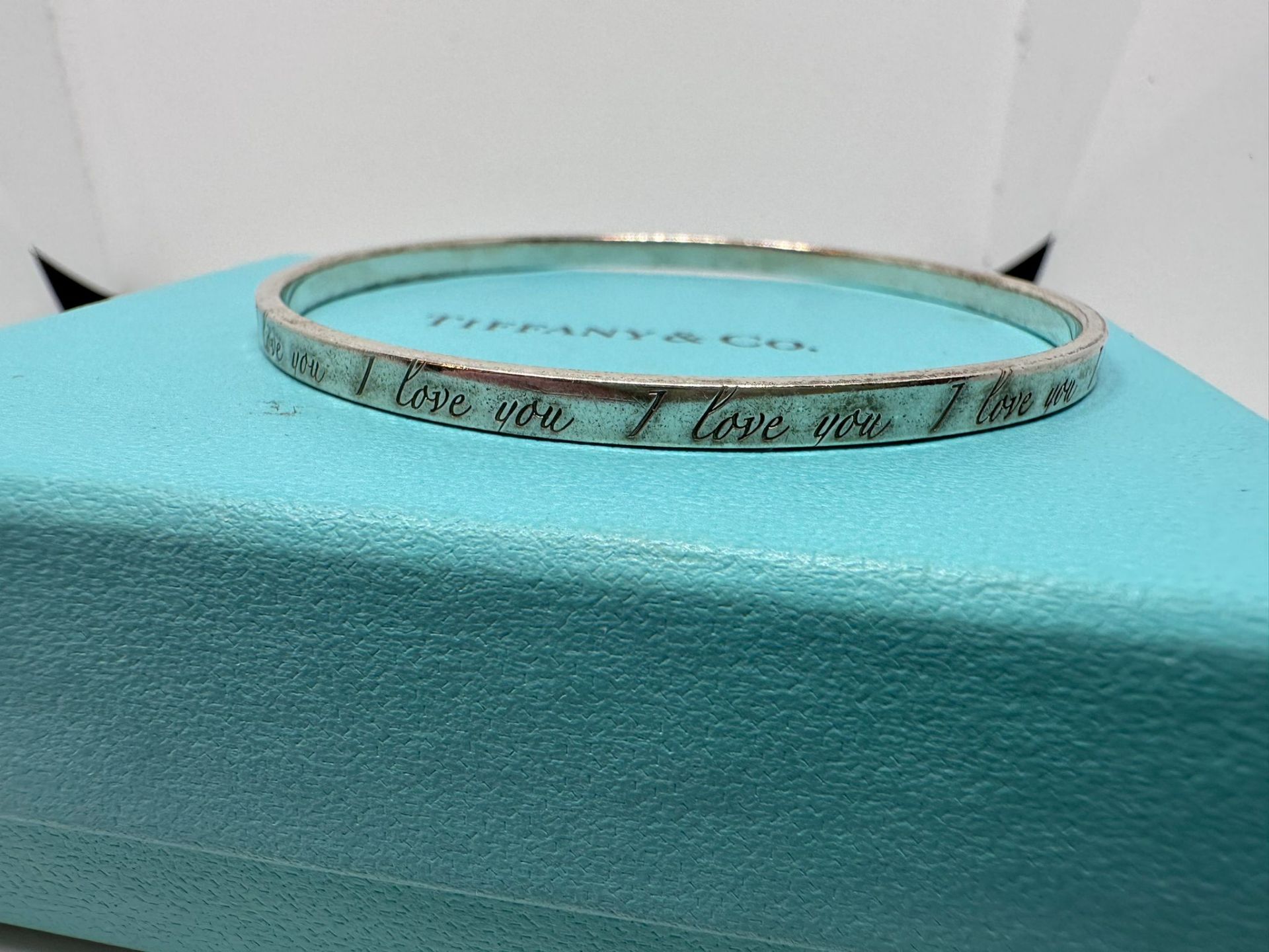 Silver Tiffany and Co bangle - Image 3 of 4