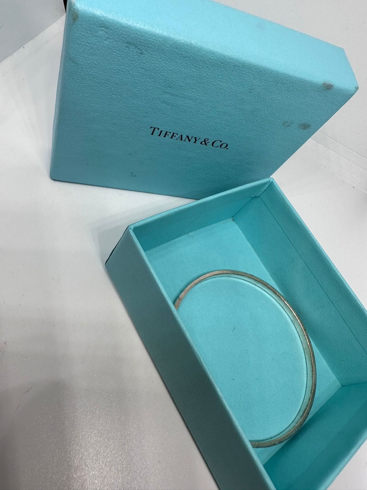 Silver Tiffany and Co bangle - Image 2 of 4
