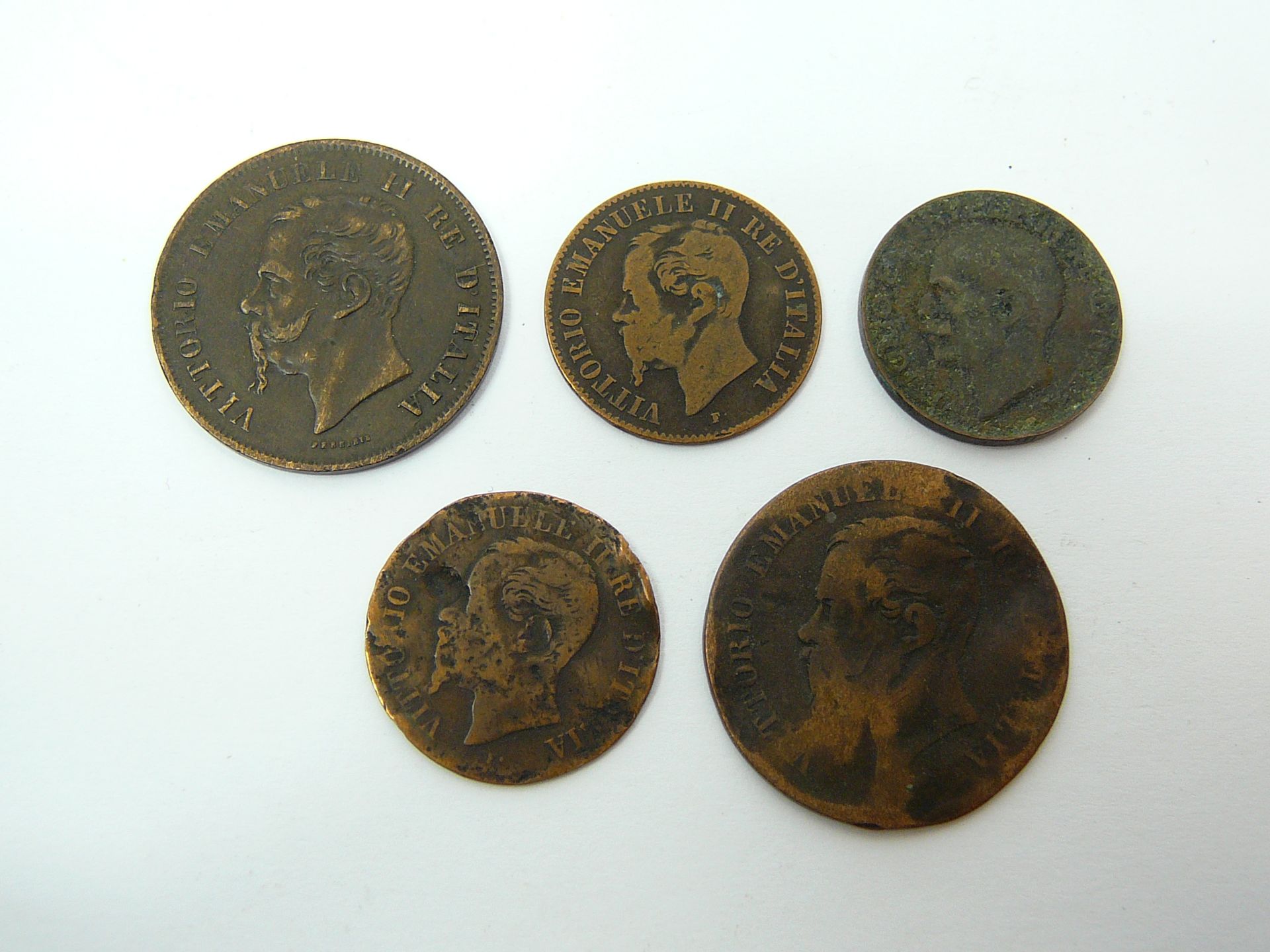 Assd Italian Vittorio Emanuele coinage