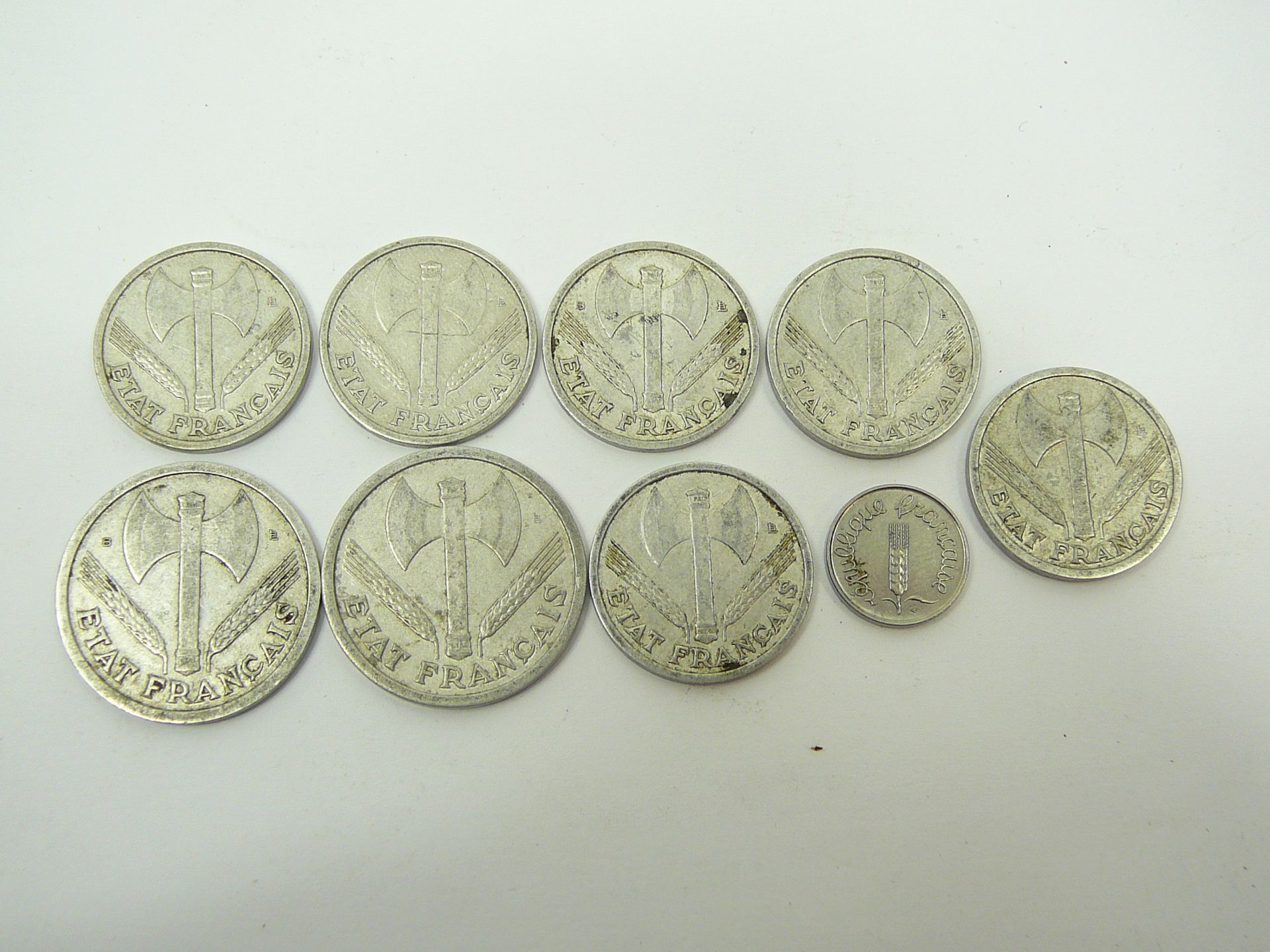 Assd WW2 Occupied France coinage