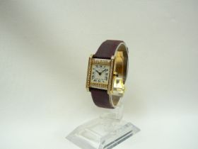 Ladies Gold Cartier Wristwatch