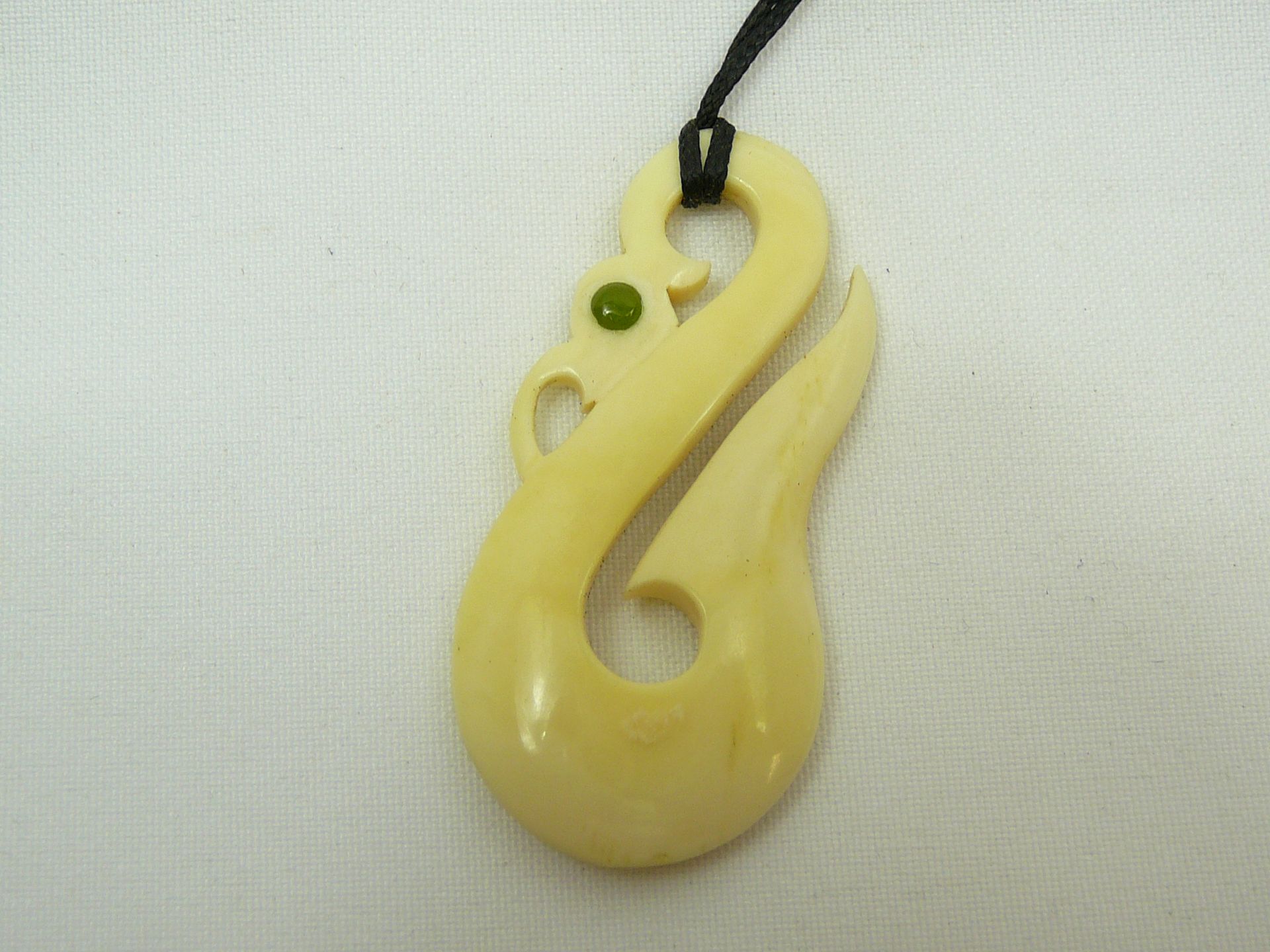 Carved Bone Pendant