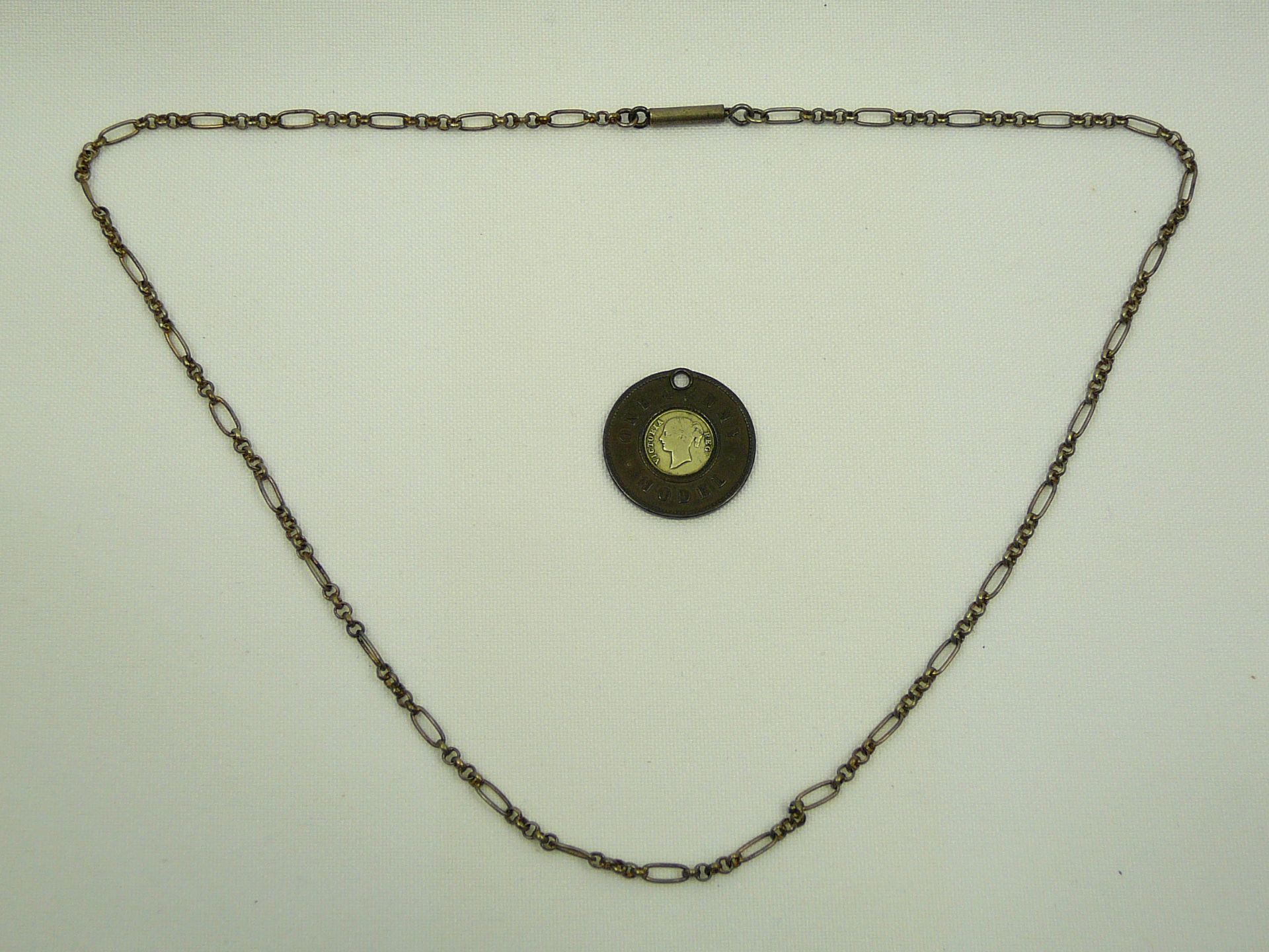 Coin Pendant And Chain