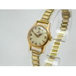 Ladies vintage gold Omega wristwatch