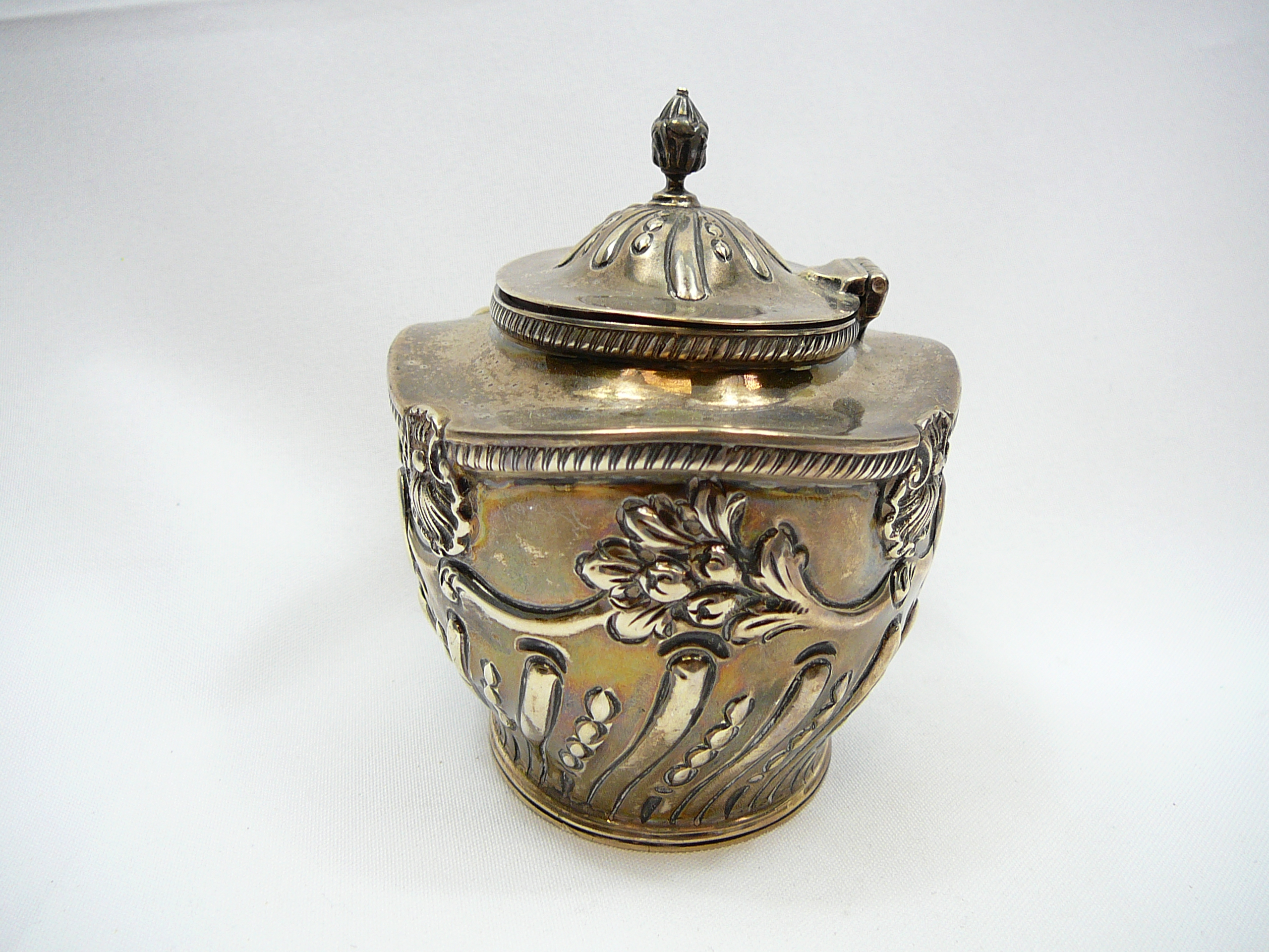 Silver tea caddy - Bild 2 aus 7